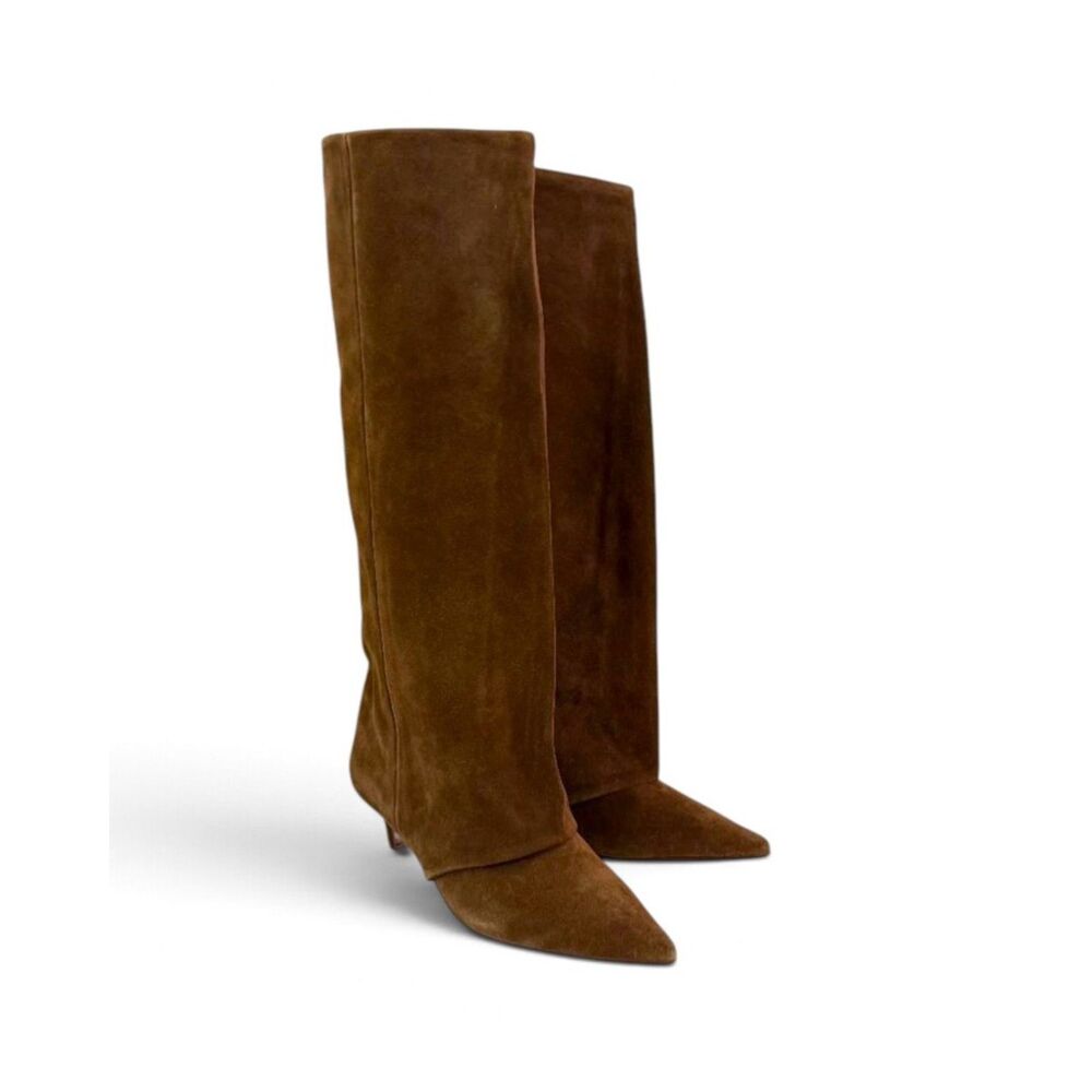 Steve Madden Women's Luca Slouchy Kitten-Heel Dress Boots, NEW! Size 9.5